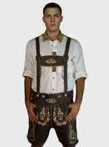 Rusty Tobacco Bavarian Lederhosen for Men (Herren Trachten)