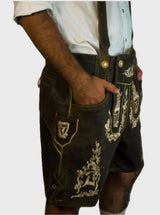 Rusty Tobacco Bavarian Lederhosen for Men (Herren Trachten)