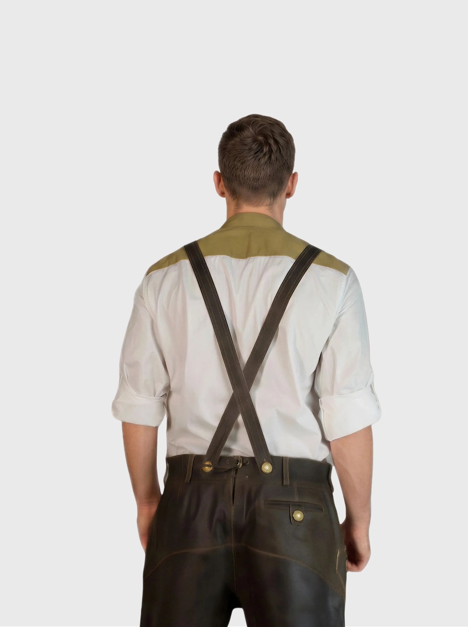 Rusty Tobacco Bavarian Lederhosen for Men (Herren Trachten)