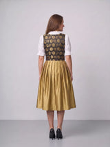 Vintage Midi Dirndl Betsy Black Gold