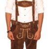 Bundhosen Knee Length Trousers Staggering Brown