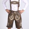 Bavarian Herren Lederhosen Rusty Tobacco
