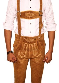 Bundhosen Knee Long trousers Camel Brown