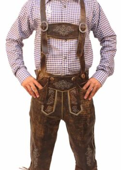 Bundhosen Knee Length Trousers Wild Brown