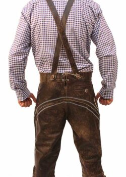 Bundhosen Knee Length Trousers Wild Brown