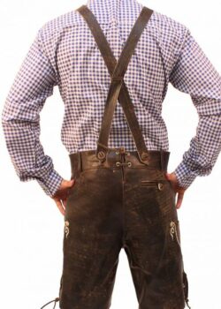 Trachten Short Lederhosen Wild Brown