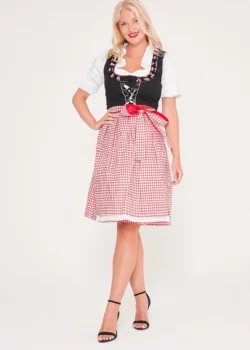 German Dirndl Dress Amara Black