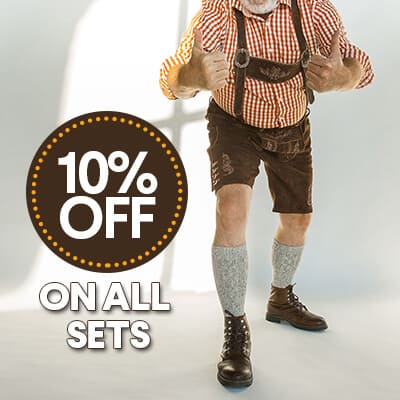 lederhosen discount on sets
