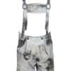 Trachten Short Mens Lederhosen Shaded Grey